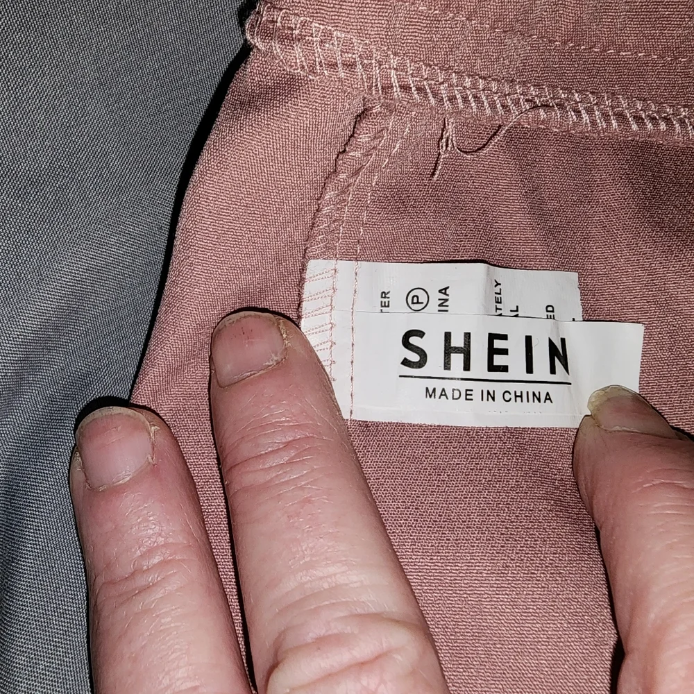 Shein Womens size medium Pink Shorts Sailor Buttons - Picture 5 of 6